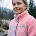 Hanorac fleece pentru copii KADVA Rodvik JRG roz 12
