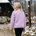 Hanorac fleece pentru copii KADVA RODIA JRG mov 11