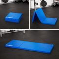 Saltea de gimnastică TREXO pliabilă 180 x  60 x 5 cm  albastră 10