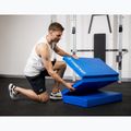 Saltea de gimnastică TREXO pliabilă 195 x 80 x 5 cm albastră 9