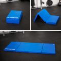 Saltea de gimnastică TREXO pliabilă 195 x 80 x 5 cm albastră 10