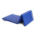 Saltea de gimnastică TREXO pliabilă 195 x 80 x 5 cm albastră 10
