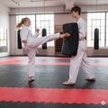 Covoraș Hook Fighting Puzzle Tatami albastru 2