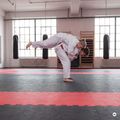 Covoraș Hook Fighting Puzzle Tatami albastru 3