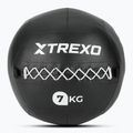 Minge medicinală TREXO Wall Ball 7 kg negru