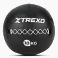 Minge medicinală XTREXO Wall Ball 12 kg negru
