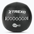 Minge medicinală TREXO Wall Ball 12 kg negru