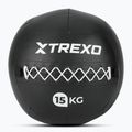 Minge medicinală XTREXO Wall Ball 15 kg negru