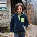 Hanorac fleece pentru copii KADVA RODIA JR albastru 11