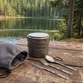 Set de gătit pentru camping KADVA titanium ultralight gray 5