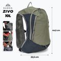 Rucsac turistic KADVA Zivo 10 l gri 2