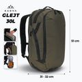 Rucsac turistic KADVA Glejt 30 l verde 2
