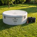 Piscină gonflabilă AQUASTIC ONSEN drop stitch 700 l 150 cm gri 18