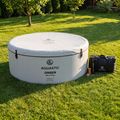 Piscină gonflabilă AQUASTIC ONSEN drop stitch 1200 l 178 cm gri 17