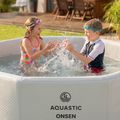 Piscină gonflabilă AQUASTIC ONSEN drop stitch 1400 l 186 cm gri 16