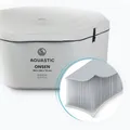 Piscină gonflabilă AQUASTIC ONSEN drop stitch 1400 l 186 cm gri 14