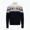 Pulover pentru bărbați Woolcano SWT1091 Granatowy/Kremowy