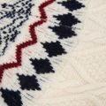 Pulover pentru femei Woolcano SWT1092 Kremowy/Granatowy 5