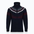 Pulover pentru bărbați Woolcano SWT1093 Granatrowy/Kremowy 3