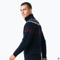 Pulover pentru bărbați Woolcano SWT1093 Granatrowy/Kremowy 5