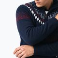 Pulover pentru bărbați Woolcano SWT1093 Granatrowy/Kremowy 7