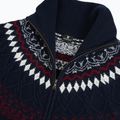 Pulover pentru bărbați Woolcano SWT1093 Granatrowy/Kremowy 8