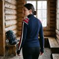 Pulover pentru femei Woolcano SWT1094 Czarny/Kremowy/ Czerwony 12