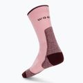 Șosete pentru femei Woolcano SCK1098 Różowy/Bordowy 2