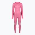 Set de lenjerie termoactivă pentru femei Woolcano SET1109 Pink