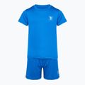 Set fotbal pentru copii OneTeam Precision Set tricou și pantaloni scurți albastru 6