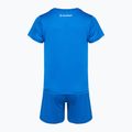 Set fotbal pentru copii OneTeam Precision Set tricou și pantaloni scurți albastru 7