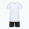 Set fotbal pentru copii OneTeam Precision Set tricou și pantaloni scurți alb 7