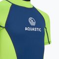 Costum de neopren pentru copii AQUASTIC Wavey Jrb 2 mm verde/albastru închis 5