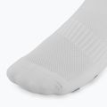 Șosete de fotbal pentru copii OneTeam Precision Grip non-slip 2-pack white 4