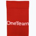 Șosete de fotbal pentru copii OneTeam Precision football socks set 2-pack roșu 3