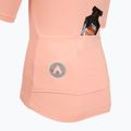 Tricou de ciclism pentru copii ATTABO TEVRA JR cu fermoar scurt roz 13