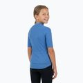 Tricou de ciclism pentru copii ATTABO TEVRA JR cu fermoar scurt albastru 2