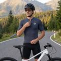Tricou de ciclism pentru bărbați ATTABO TEVRA cu fermoar scurt negru 6