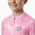 Tricou de ciclism pentru copii ATTABO Vites WMNS pink 3