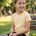 Tricou de drumeție pentru copii KADVA Merivra merino piersică 5