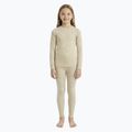 Set de lenjerie termoactivă pentru copii WOOLCANO Merino SET0683 beige