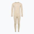 Set de lenjerie termoactivă pentru copii WOOLCANO Merino SET0683 beige 8