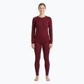 Set de lenjerie termoactivă pentru femei WOOLCANO Merino SET0543 burgundy
