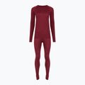 Set de lenjerie termoactivă pentru femei WOOLCANO Merino SET0543 burgundy 9