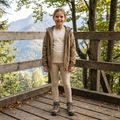Set de lenjerie termoactivă pentru copii WOOLCANO Merino SET0982 beige 7