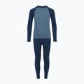 Set de lenjerie termoactivă pentru copii WOOLCANO Merino SET0982 blue 8