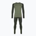 Set de lenjerie termoactivă pentru bărbați WOOLCANO termoaktywna Merino SET0978 khaki 8