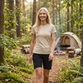 Tricou de trekking pentru femei KADVA Merivra merino beige 5