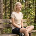 Tricou de trekking pentru femei KADVA Merivra merino beige 6
