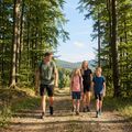 Tricou pentru copii de trekking KADVA TrailCore, respirabil, bleumarin 6